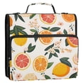 thumbnail image 5 of FORMRS Zipper Binder with Shoulder Strap 2-inch Ring 500 Sheet Capacity File Bag, Orange Slices, 5 of 5