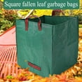 thumbnail image 2 of Yard Waste Bags,Reusable Square Heavy Duty Collapsible Garden Leaf Bags with Handles, Stand-Up,Green, 2 of 7