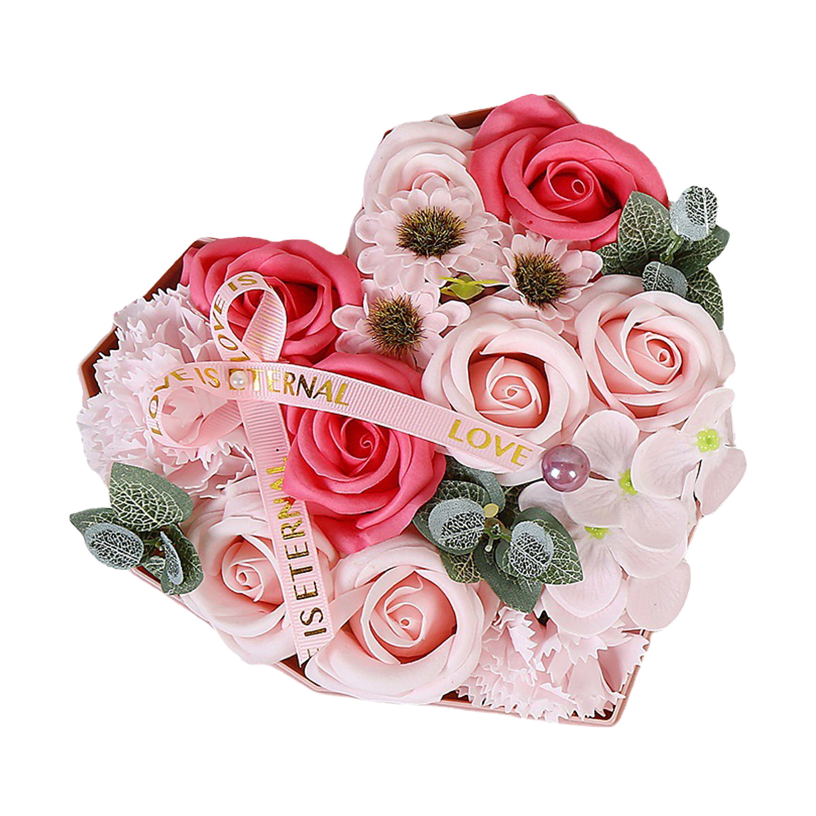 Valentine's Day Gifts Artificial Decor Soap Rose Fake Flower Bath Soap Bouquet 