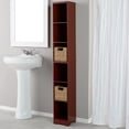 thumbnail image 3 of Slim Storage Tower in Dark Walnut, 3 of 8