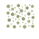 thumbnail image 1 of Luminous Snowflake Stickers for Kids Room Decoration Light Green PVC 30 Count, 1 of 1