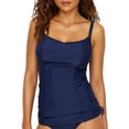 thumbnail image 1 of Panache Womens Anya Solid Underwire Tankini Top Style-SW0881 Swimsuit, 1 of 2