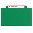 thumbnail image 4 of Smead 18733 Pressboard Classification Folders, Legal, Four-Section, Green, 10/Box, 4 of 10