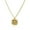 Gold - Mom, variant on Small Mother's Day Pendant 16" Link Chain Necklace