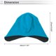 thumbnail image 3 of Sombrero de ciclismo Unique Bargains Mantener Caliente Protección para las Orejas Forro de Casco de Tela de Forro Polar Azul 27x30cm 1 Pcs, 3 of 6
