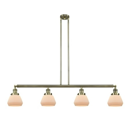 

Innovations Lighting 214 Fulton Fulton 4 Light 51 Wide Linear Chandelier - White