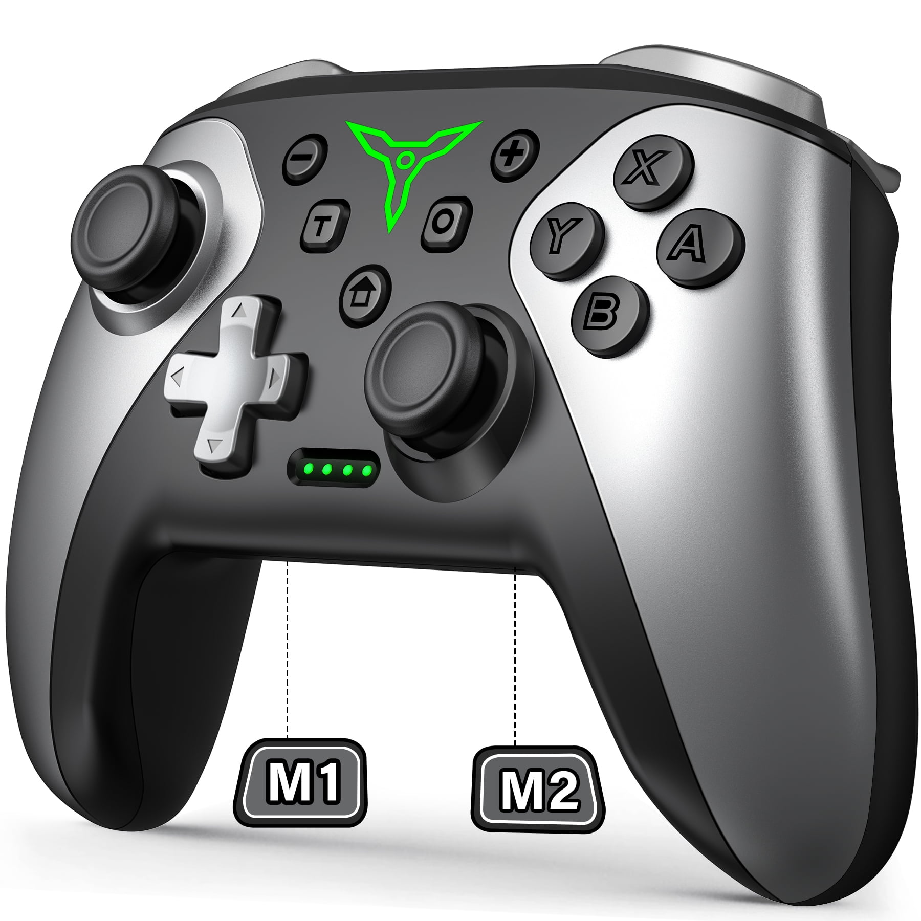 Controller,DinoFire Wireless Pro Controller with Wake-up,Programmable,Turbo Function, with a Mouse Touch Feeling on Back Buttons for Nintendo Switch/Lite/OLED - Walmart.com