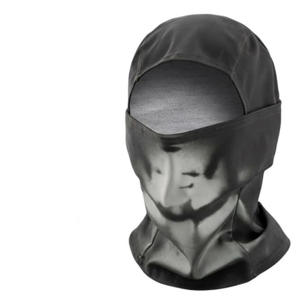 Unisex Heat Reactive Balaclava, Color-Changing Thermal Mask for Skiing Hiking Biking, Full Head Wrap(A:Gray to White*1pc)