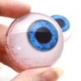 thumbnail image 2 of Blue Side Glance Human Glass Eyes, 2 of 11