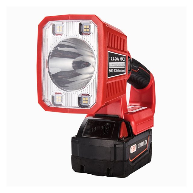 LED Lamp For 18V Li-Ion Battery Portable Work Light Flashlight With LED Lights Outdoor Lighting