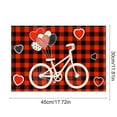 thumbnail image 2 of Decoraciones para San Valentín, adornos para San Valentín, regalos para San Valentín, manteles individuales con temática de San Valentín, manteles individuales para decoración de fiestas, manteles ind, 2 of 5
