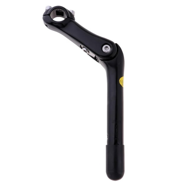 Aluminum Alloy Adjustable Angle Stem Handle Stem Quill Extender 25.4mm Black 25.4mm