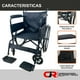 thumbnail image 3 of Silla De Ruedas Plegable De Lujo Compacta Todo Terreno Drive negro, 3 of 9