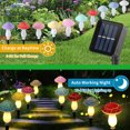 thumbnail image 5 of YTKUS 10 Pack Solar Garden Lights Outdoor Mushrooms Light Waterproof 8 Modes for Yard Gnomes Backyard Christmas Pathway Decoration, 5 of 7