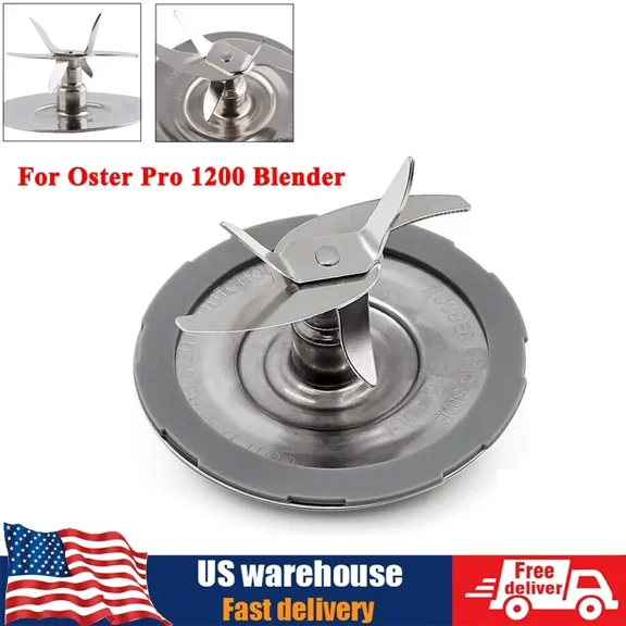 2In1 6 Point Blade W Sealing Ring Gasket Set Replace For Oster Pro 1200 Blender