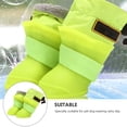 thumbnail image 3 of TABLZONE Green Silicone Pet Galoshes, and Comfortable Booties for Dogs, 4 Pieces for Rainy Weather, 3 of 6