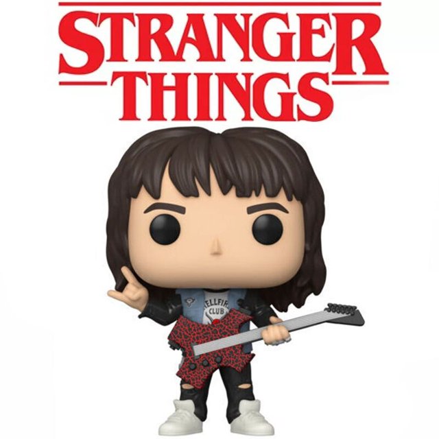 StrangerThings Steve Eddie #1250 Vinly figura Funkoe figura juguetes regalos para niños hola suerte unisex
