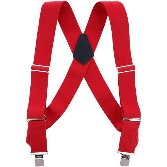 Welch  Elastic Solid Color Clip-End Ubee Trucker Suspenders (Men Big & Tall)