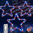 thumbnail image 4 of Kingfansion 2025 Metal Frame Star Light With Remote Control, 8 Mode Window Decoration, Battery-Operated Nighttime Accent Lighting, 4 of 6