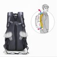thumbnail image 4 of de camping Senderismo impermeable Viaje Bolsa de deportes 50L Negro Colcomx Mochila de camping al aire libre, 4 of 6