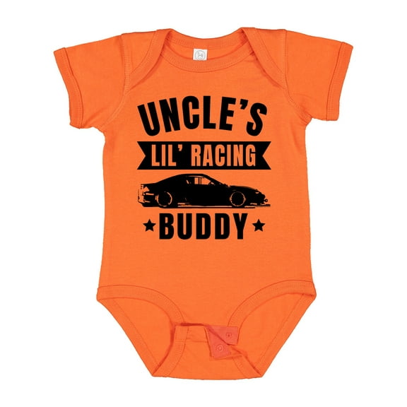 Inktastic Uncles Lil Racing Buddy Boys or Girls Baby Bodysuit
