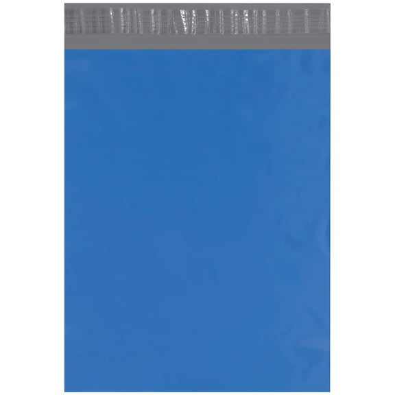 Box Partners Poly Mailers 12" x 15 1/2" Blue 100/Case CPM1215BL