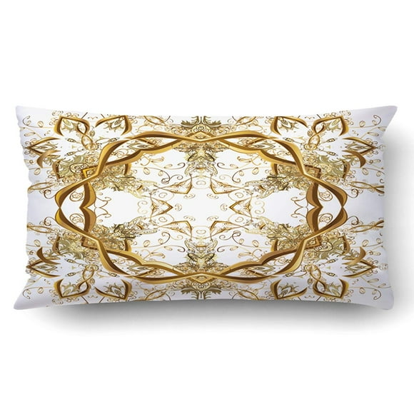 RYLABLUE Xmas Winter Snowflakes Colorful Snowflake Design Snowflake Icon Pillow Case Cushion Cover Case Throw Pillow Case 20x30 inches