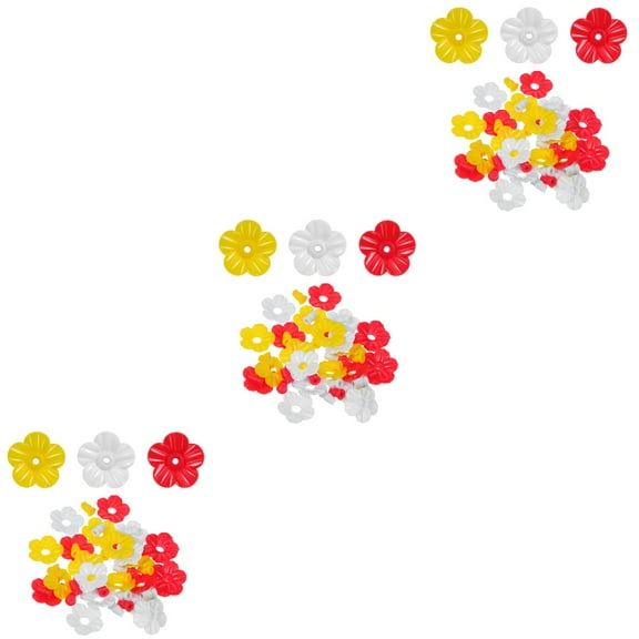Masteelf 72-Piece Replacement Plastic Flower Parts for Hummingbird Feeders, Compatible with Most Hummingbird Feeder Flowers