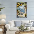 thumbnail image 3 of Stupell Industries Cottage Lemon Tree Overlooking Coast Gray Framed Giclee Art, 20 x 30, by Creative Studio, 3 of 8