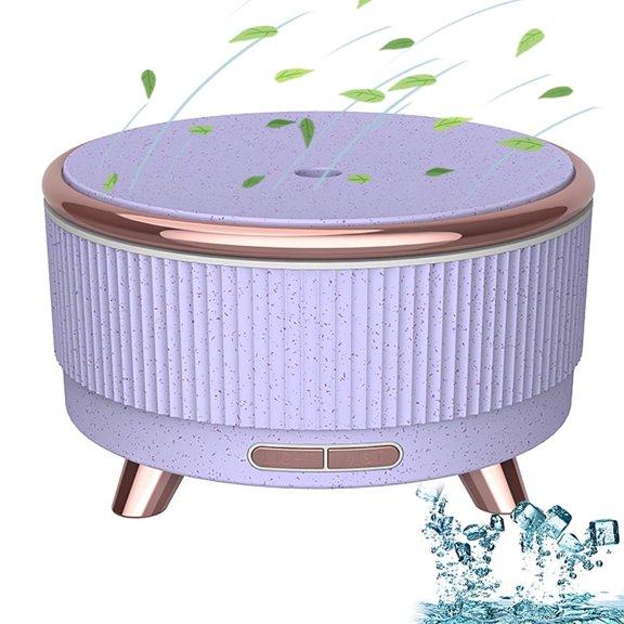 500ml Home Mini Essential Oil Diffuser-Aromatherapy Diffuser Mist Humidifier-1/3/6h Timer-7 Colors Remote Control-Auto Shut off Without Water