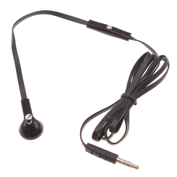 Mono Headset for Kyocera DuraXV Extreme E4810 Phone - Wired Earphone Single Earbud 3.5mm Headphone Flat O4O for Kyocera DuraXV Extreme E4810 Model