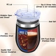 thumbnail image 4 of Dad Gifts Fathers Day 12oz Wine Tumbler with Lid Gift from Daughter Son Kids Birthday Gifts for Dad Father Daddy Gift Ideas for Father''s Day Birthday Christmas Valentines Insulated Tumbler Black, 4 of 6