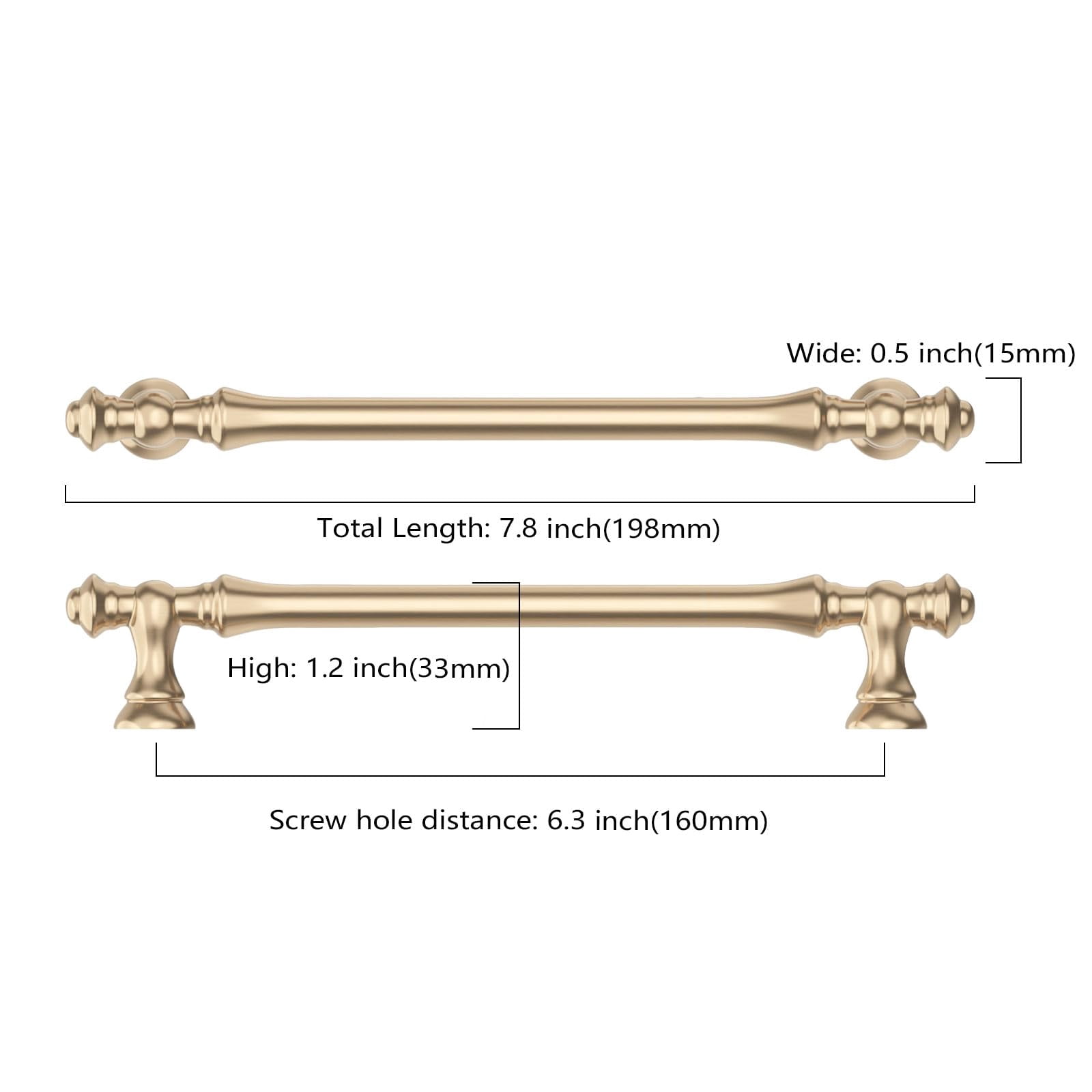 10 Pack Brushed Brass Cabinet Pulls Gold Kitchen Cabinet Handles Hardware For Cupboard Drawer Doors Bathroom Furniture
