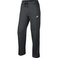 thumbnail image 2 of Nike Club Fleece Open Hem Men's Sweatpants Dark Grey/White 804395-071, 2 of 2