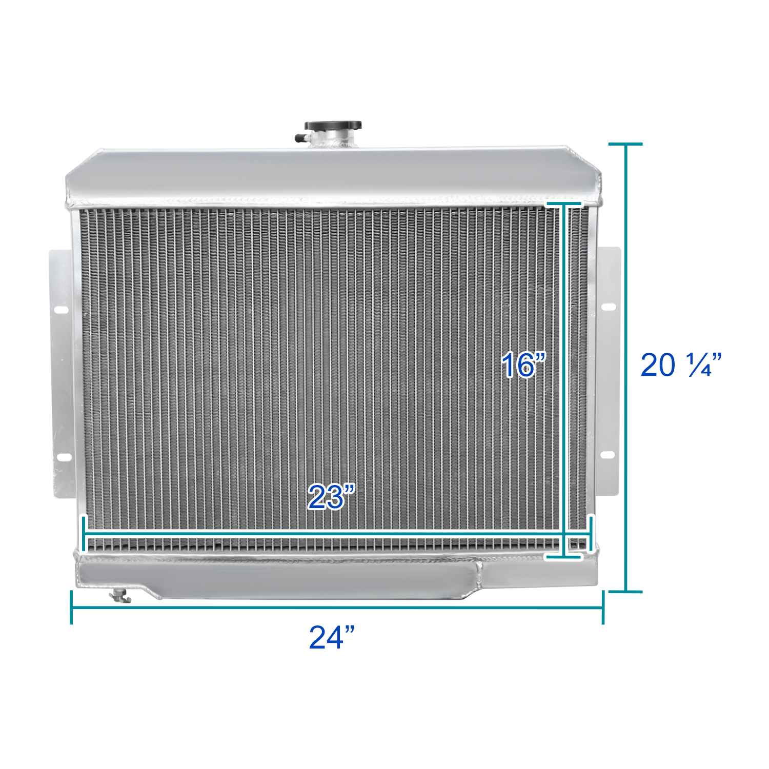 Aluminum Radiator For Toyota 4Runner Spec-D Tuning 3-Row Aluminum ...
