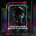 thumbnail image 5 of RUNMUS K1B Gaming Headset with 7.1 Surround Sound, Noise Canceling Over Ear Headset with Mic & RGB Light, Compatible with PS4, PS5, Xbox One, PC, Laptop, Mac, 5 of 7