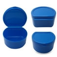 thumbnail image 7 of FNGZ Cleaning Supplies Denture Bath Box Case Dental False Teeth Storage Box With Hanging Net Container Household Tool Dark Bule, 7 of 7