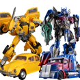 thumbnail image 2 of Figuras de acción transFormables para niños, juguetes geniales de película, Robot, coche, avión, dinosaurio, tanque, regalo, 6022A, 5 unidades, 2 of 4