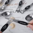thumbnail image 3 of Magnetic Measuring Spoons Set Of 9 Stainless Steel Stackable Dual Sided Nesting Teaspoons And Tablespoons For Measuring Dry And Liquid Ingredi, 3 of 5