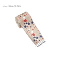 American Independence Day Patriotic Theme Printed Ribbon, Stars and ...