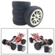 thumbnail image 5 of Neumático de goma de 4 piezas de 66mm para WLtoys 144001 124018 124019 para modelo HSP Monster blanco perfke rc ruedas y neumáticos, 5 of 7