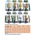 thumbnail image 2 of Bellella Femmes Pulls à Manches Longues 3D Imprimé Sweat-Shirts Mignon Animaux Imprimés Tops Dames Sweat-Shirt Style-F L, 2 of 2
