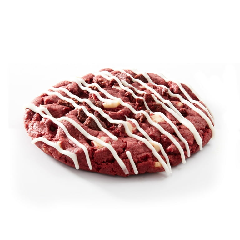 King Krumb Valentine's Red Velvet And Strawberry Shortcake Cookies, 2 Count, Ready To Eat