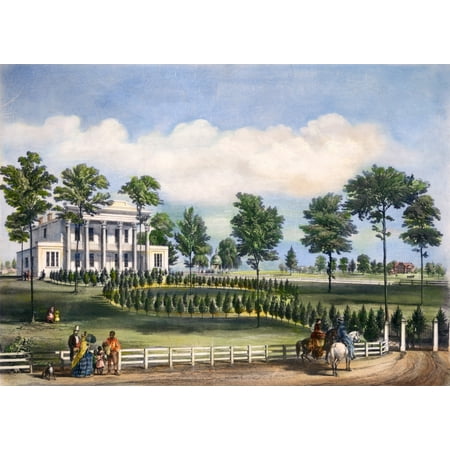 Jackson The Hermitage 1856 President Andrew Jacksons Home And Tomb