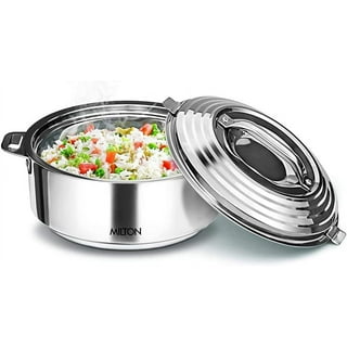 Stainless Steel Thermosteel Casserole Set of 3 for Kitchen Hot Case  1500,2000 ml