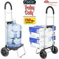 thumbnail image 2 of dbest products Cooler Trolley Dolly, Black Insulated cooler bag folding collapsible rolling shopping grocery tailgating bbq beer ice cart, 2 of 6