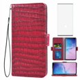 thumbnail image 1 of Mobile Phone Cover for Samsung Galaxy Note 10 Plus, Leather Cover, Samsung Galaxy Note 10+ Flip-Up Cover, Mobile Phone Case for Samsung Galaxy Note 10 Plus, Mobile Phone Covers, Red, 1 of 6