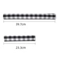 thumbnail image 1 of VONKY 2PCS Refrigerator Door Handle Covers Kitchen Appliance Washable Soft Kitchen Black and White Grid Refrigerator Handle Covers Protector, 1 of 6
