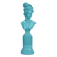 thumbnail image 2 of Resin Statue, Nordic Style Stable Beautiful Desktop Ornament  For Craft Gift For Counter Decoration Blue, 2 of 8