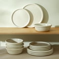 thumbnail image 6 of Stone Lain Capri 12-Piece Dinnerware Set Stoneware, White, 6 of 8